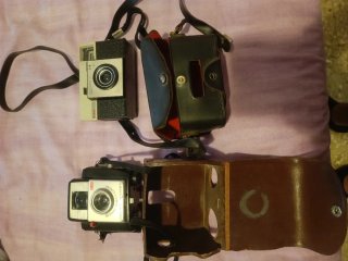 2 Cámaras de fotos antiguas Kodak