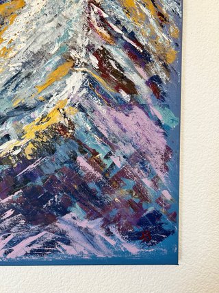 Pintura de Montañas Abstractas