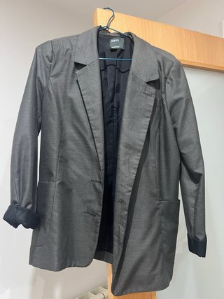 Americana Gris Blanco
