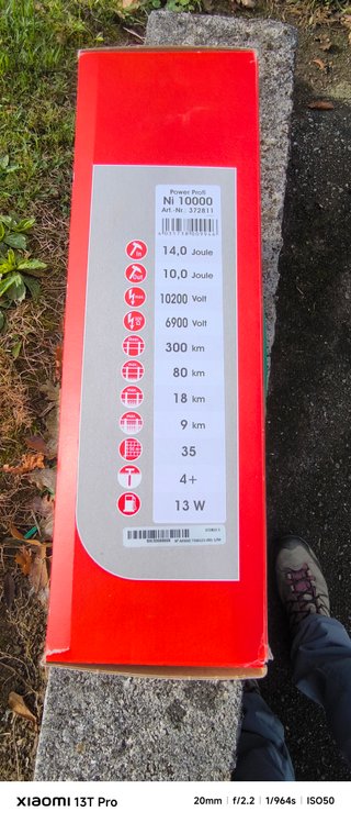 Pastor Eléctrico AKO Power Profi Ni 10000