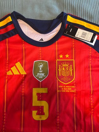 Camiseta España 2 estrellas Llorente 5 Talla XL