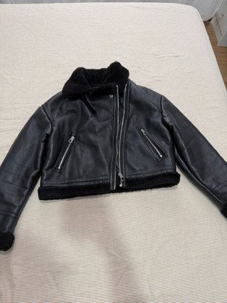 Chaqueta Estilo Racing Negra y Roja