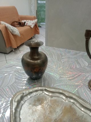Set di 6 oggetti decorativi in metallo
