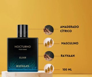 Perfume Nocturno Elixir Rayhaan para Hombre