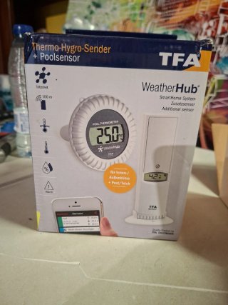 Termómetro para Piscina TFA WeatherHub