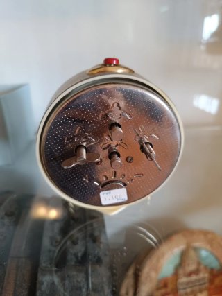 Reloj Despertador Vintage Rostov USSR dorado