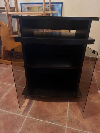 Mueble para Televisor Giratorio Negro