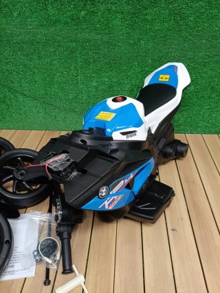 Costway Moto Eléctrica Infantil 3 Ruedas Azul