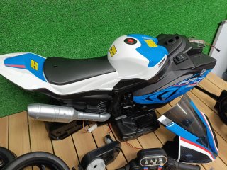 Costway Moto Eléctrica Infantil 3 Ruedas Azul