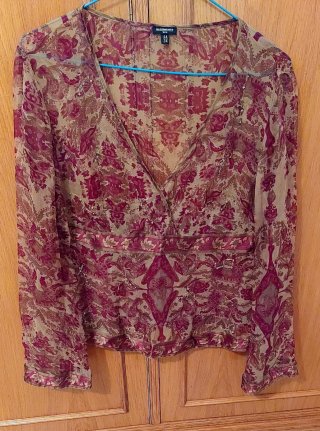 Blusa Massimo Dutti Estampada