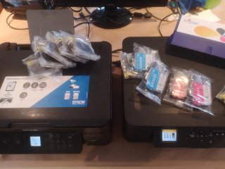 Lote di stampanti Epson XP-3100 e Brother DCP-J572DW