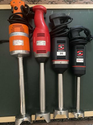4 Batidoras Profesionales Sammic y Dynamic