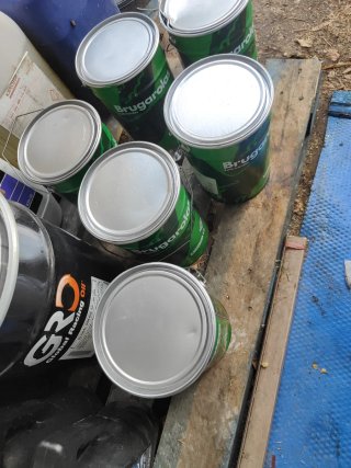 Lote de 6 Latas de Grasa Brugarolas Besmoly L-220