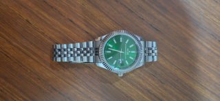 Reloj tipo Rolex Oyster Perpetual Date Verde