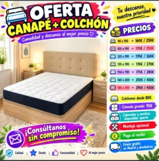 Camas y cómodas