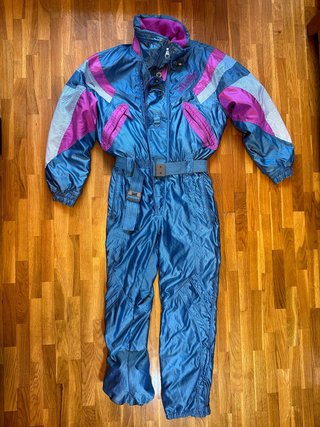 Mono de Esquí Ellesse Azul y Morado