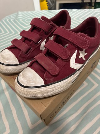 Converse niño burdeos/granate
