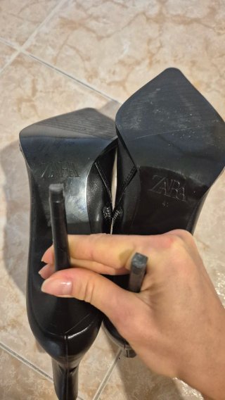 Botines Zara Tacón Puntiagudos Talla 41
