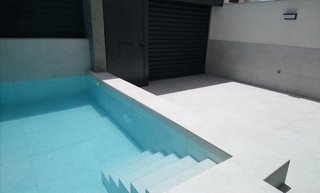 Porcelánico para piscina y terraza