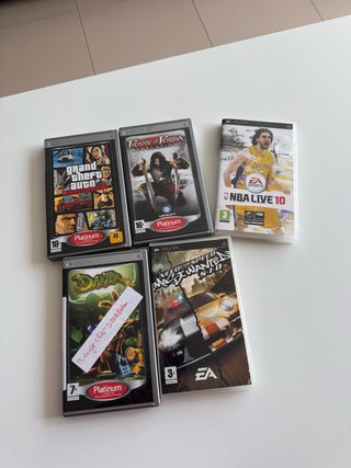Lote 5 Juegos PSP: