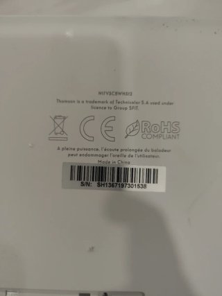 Portatile Thomson 17'' Bianco