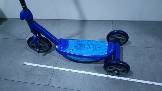 Patinete infantil azul 3 ruedas,molto