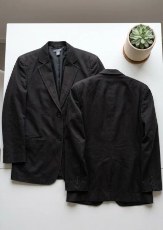 Chaqueta de traje negra H&M