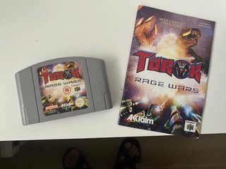 Videojuego manual Turok Rage Wars Nintendo 64 N64