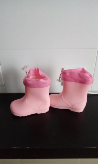 Botas de agua para niña, talla 21