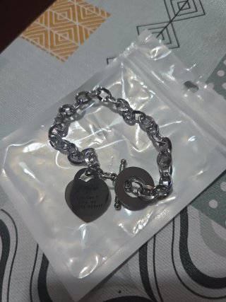 Pulsera Corazón Plata