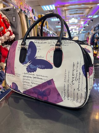 Bolso de viaje mujer mediano mariposa