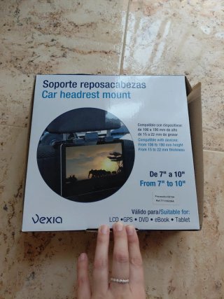 Soporte reposacabezas de coche