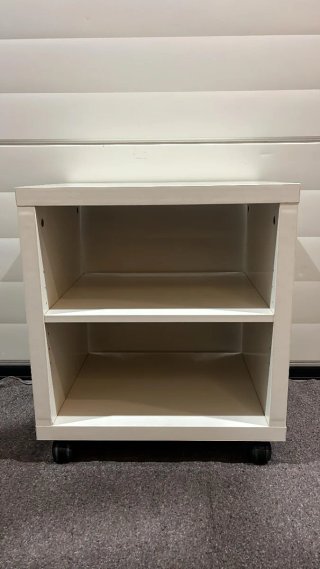 Scaffale Bianco Ikea con Ruote