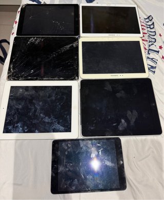 Lote de 7 Tablets Samsung y Apple