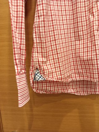 Camisa Tommy Hilfiger cuadros roja Talla S