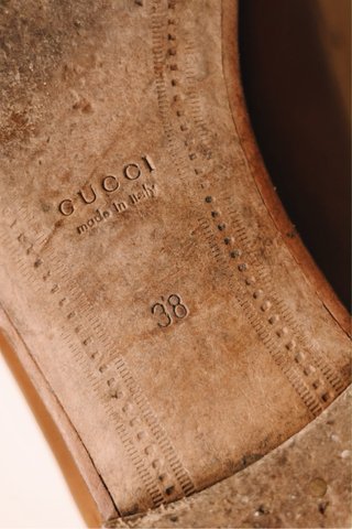Mocasines Gucci Jordaan Horsebit Marrones