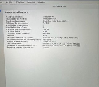 MacBook Air Retina de 13,3”