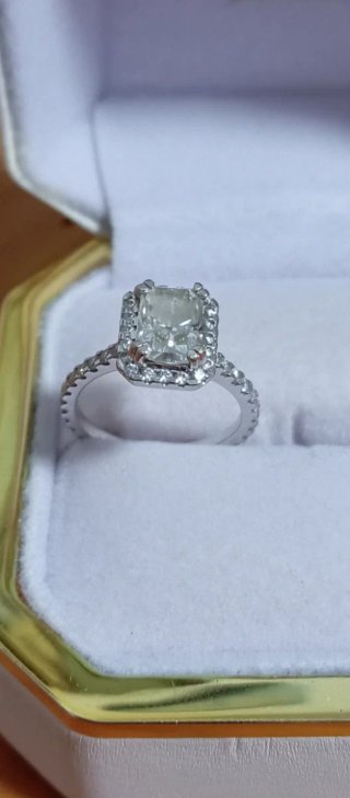 Anillo Oro Blanco 18K