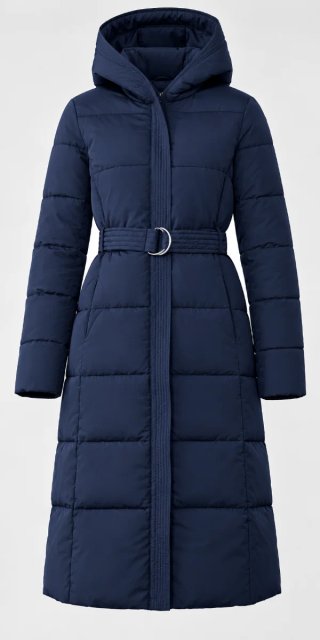 Abrigo de Invierno Anna Field Azul