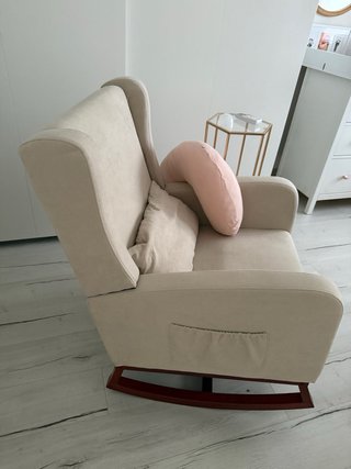 Mecedora de Lactancia Beige