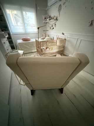 Mecedora de Lactancia Beige