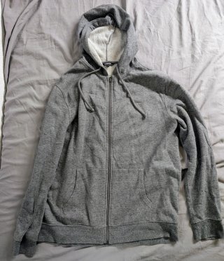 Sudadera George con Capucha y Cremallera Talla L