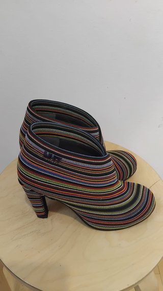 Botines tacón multicolor United Nude