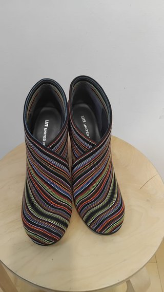 Botines tacón multicolor United Nude