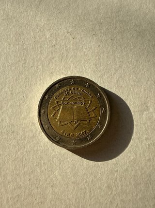 Moneda 2 euros conmemorativa Irlanda 2007