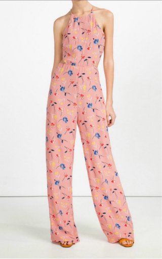 Mono largo floral Zara Talla S