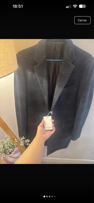 Abrigo de lana Pedro del Hierro Talla S