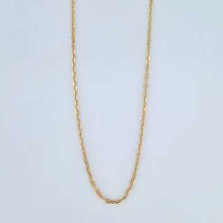 Cadena de Oro 18k - (750), 43cm, 8.48gr, Barra