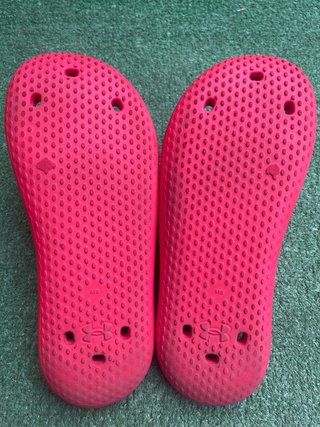 Chanclas Under Armour Rojas