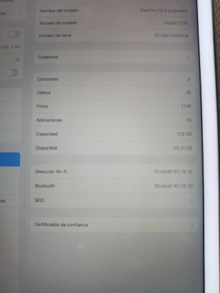 iPad Pro 12,9 pollici 128GB